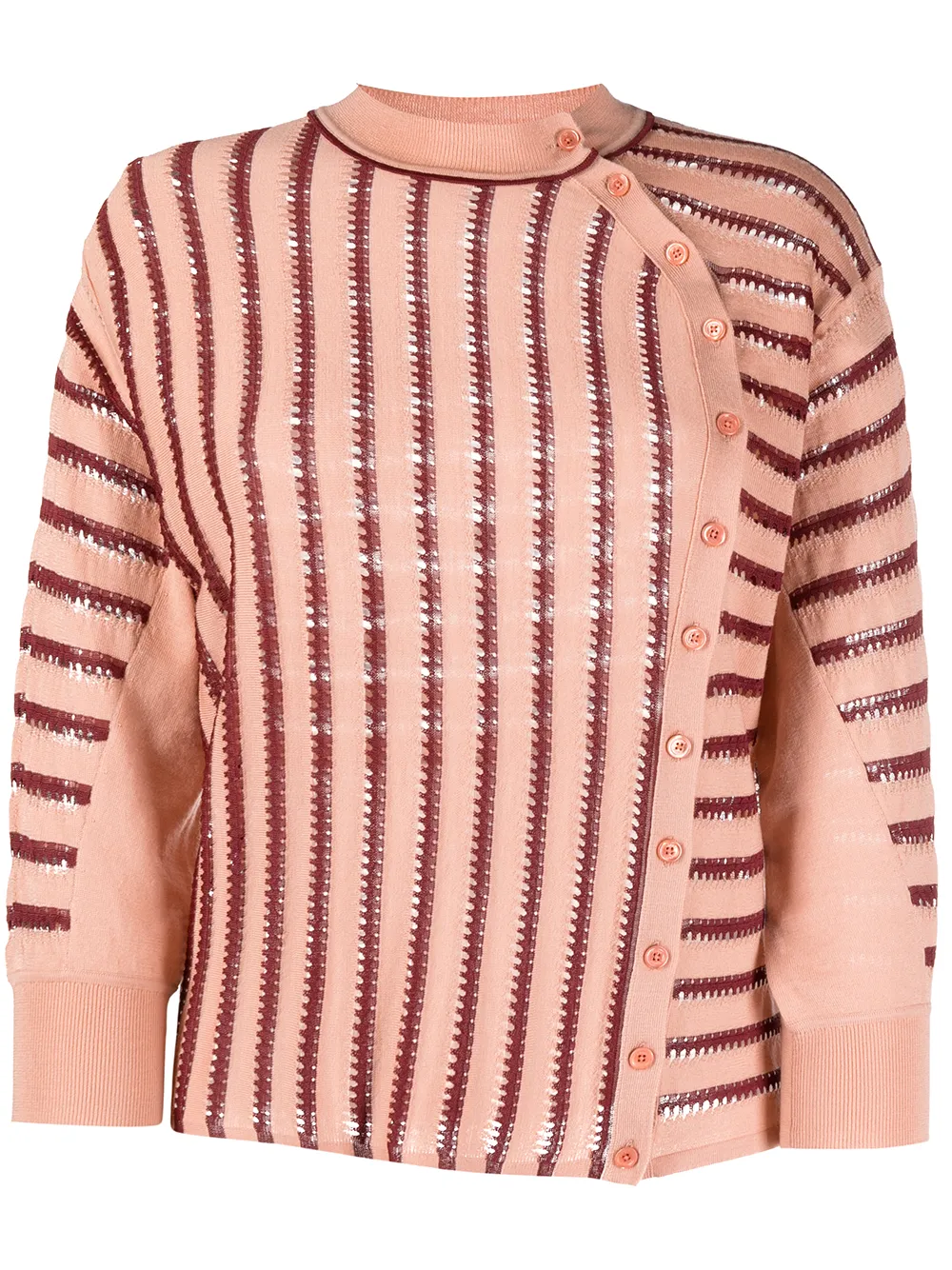 Image 1 of Chloé striped knitted cardigan