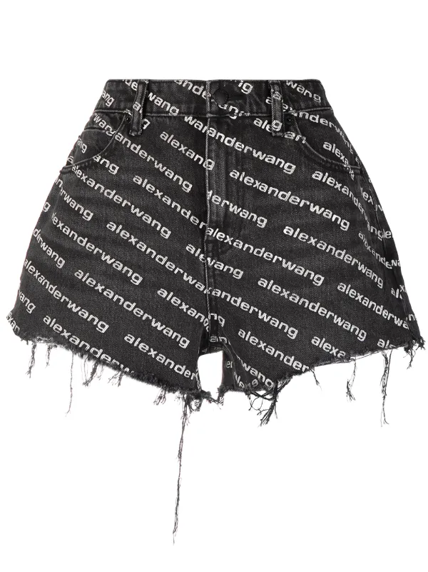 Wang denim shorts clearance