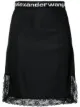 Image 1 of alexanderwang.t logo trim mini skirt