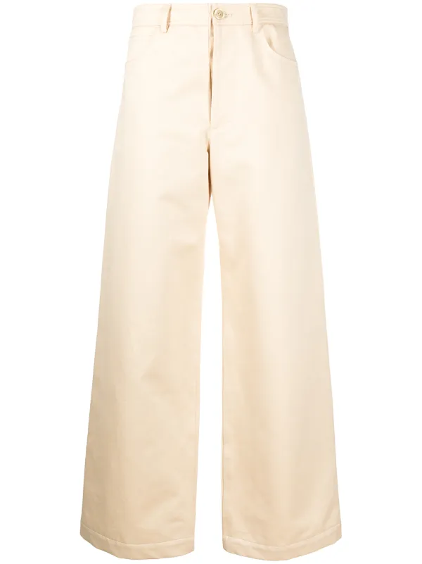 Shop Marni wide-leg trousers with 