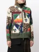 Sacai бомбер с принтом