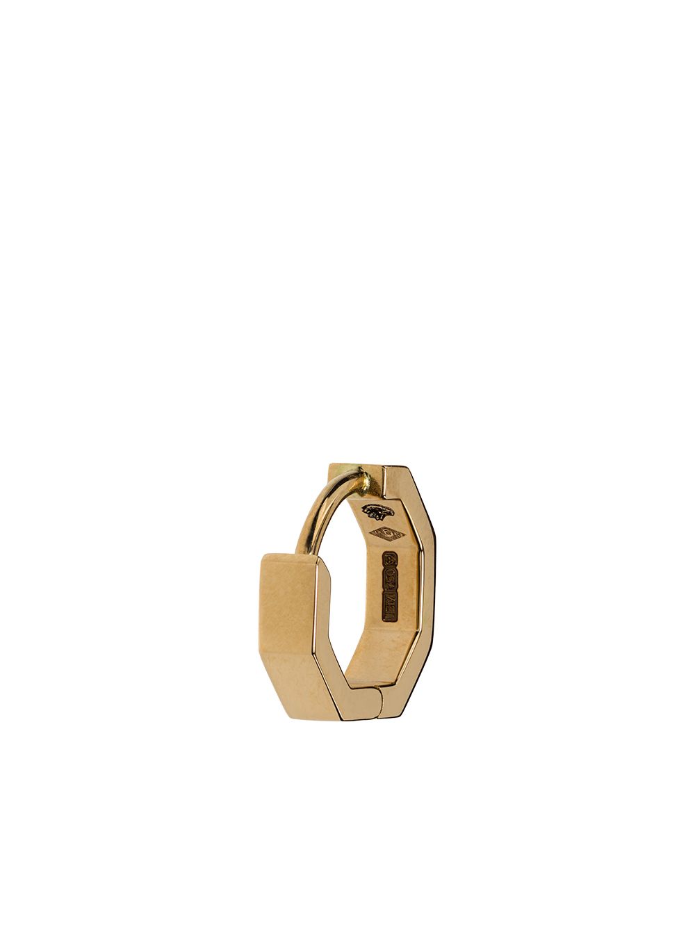 фото Jem 18k yellow gold octagon earrings