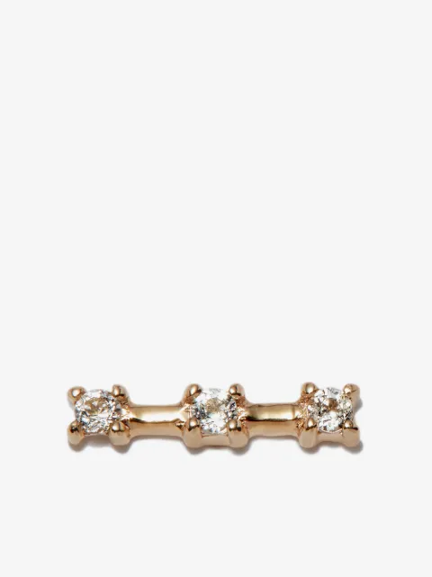 Otiumberg 14kt yellow stud earring
