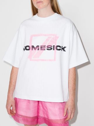 Homesick crew-neck T-shirt展示图