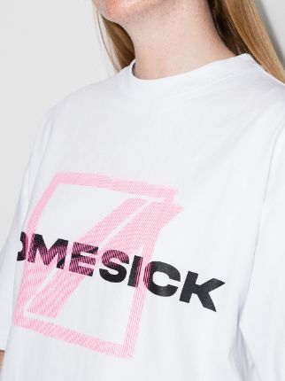 Homesick crew-neck T-shirt展示图