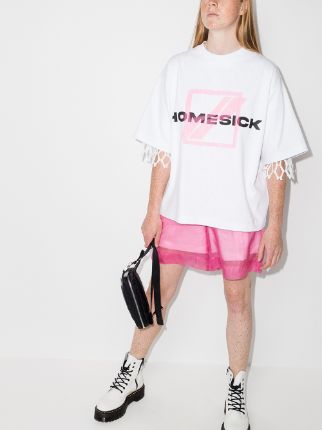 Homesick crew-neck T-shirt展示图