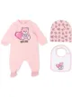 Image 1 of Moschino Kids signature teddy print baby grow