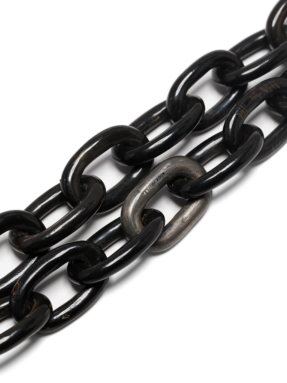 PARTS OF FOUR ORGANIC LINK CHAIN