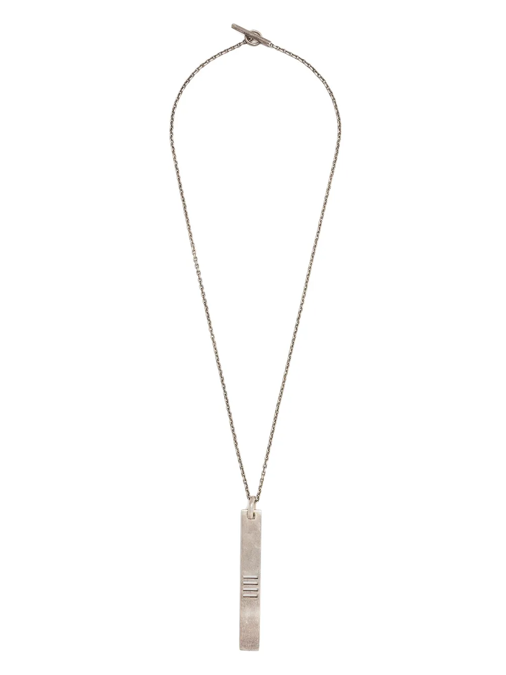 Plate Pendant Necklace