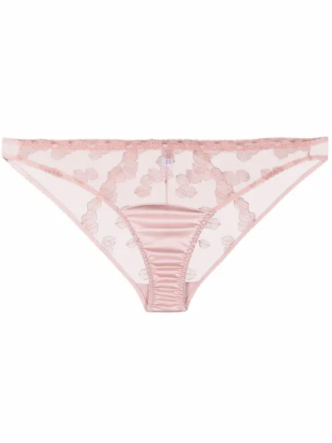 Fleur Of England Valentina lips-motif briefs