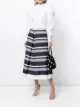 Image 2 of Martin Grant stripe-print a-line midi skirt
