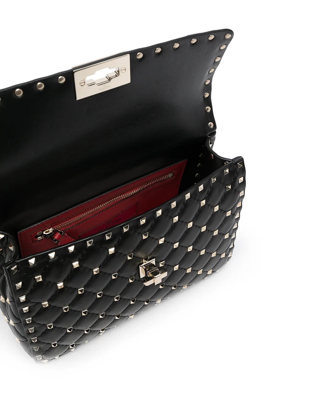 фото Valentino garavani маленькая сумка через плечо rockstud spike