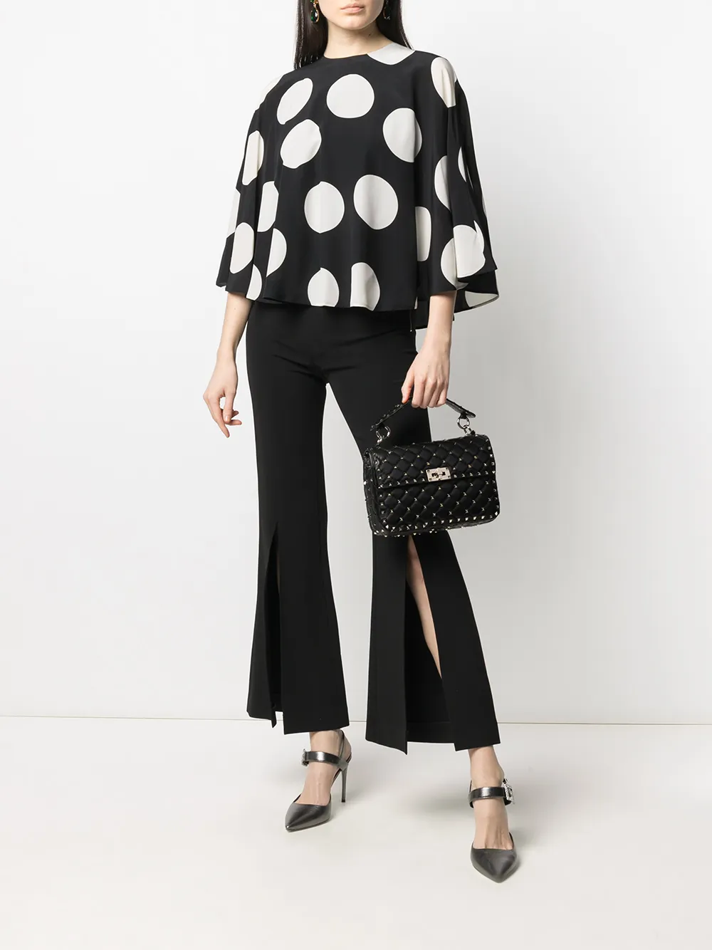 фото Valentino garavani маленькая сумка через плечо rockstud spike