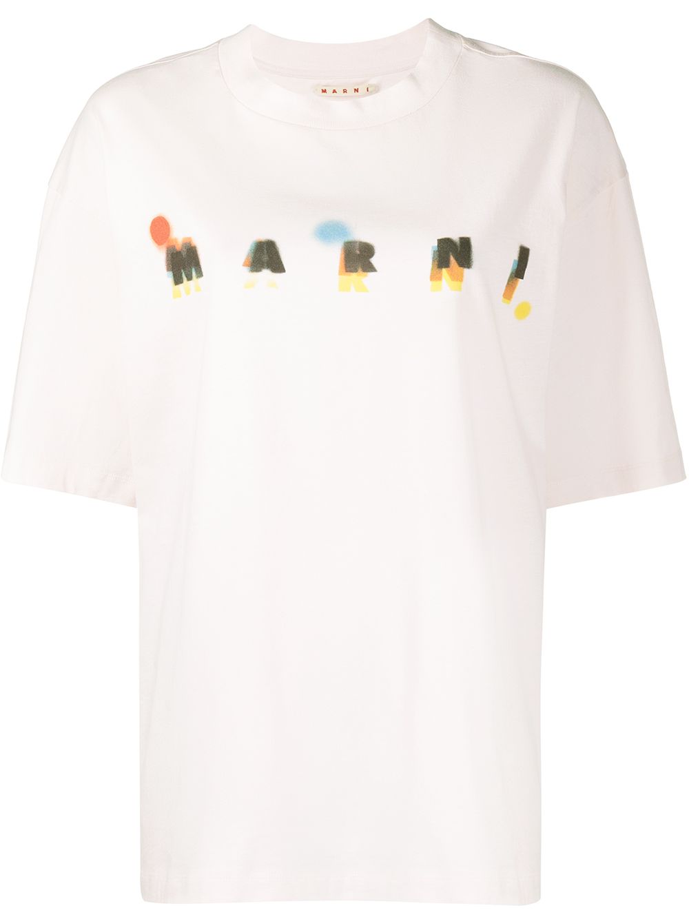 фото Marni футболка с короткими рукавами и логотипом