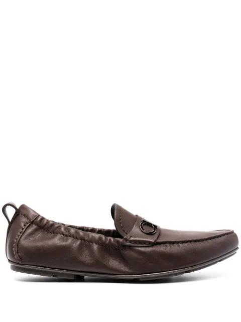 gancini driver moccasin suede