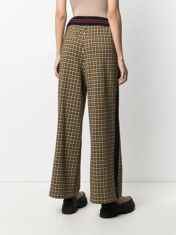 Marni houndstooth wide-leg trousers 