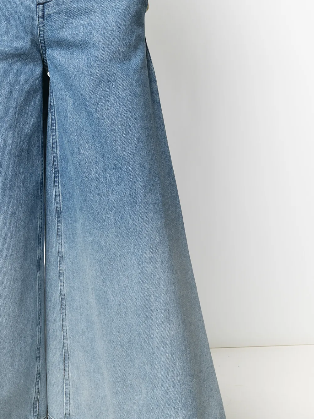 фото Marni расклешенные джинсы с эффектом потертости