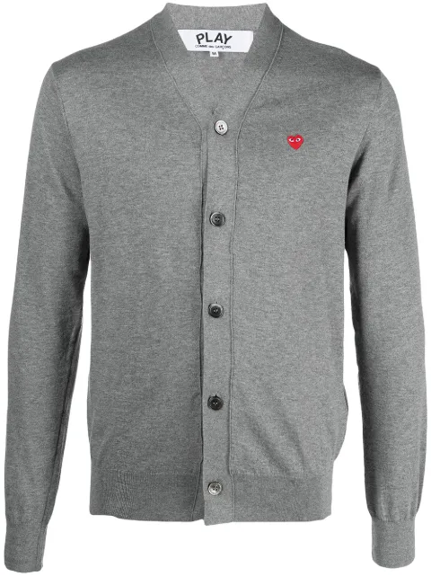 Comme Des Garçons Play logo-embroidered buttoned cardigan