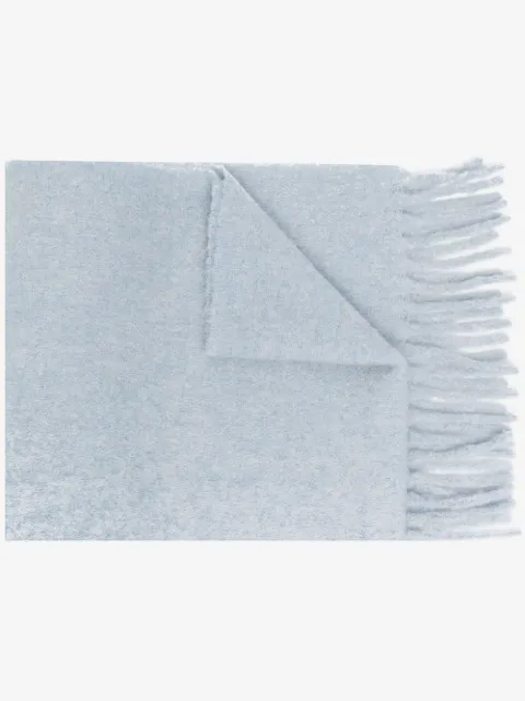 Marni logo-appliqué alpaca scarf