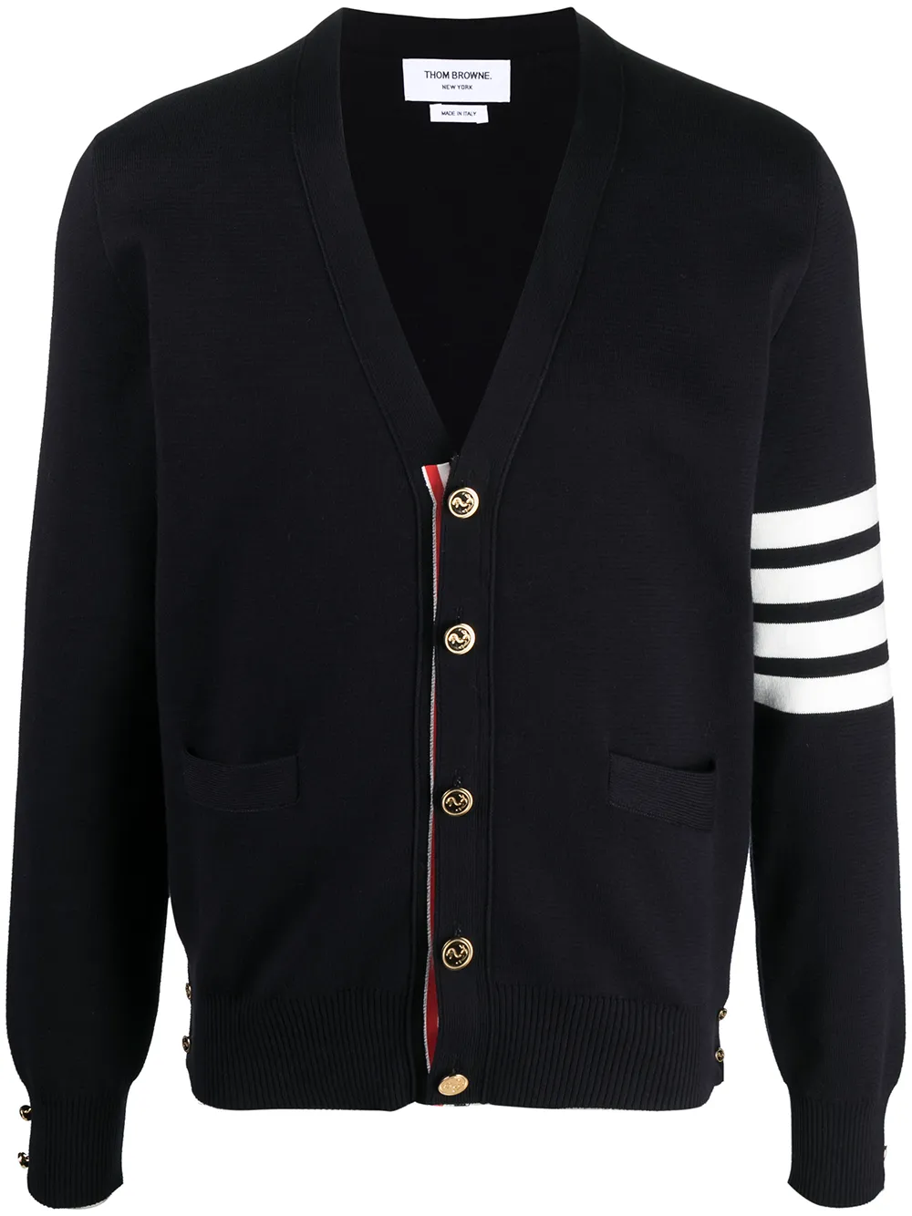 

Thom Browne 4-Bar Milano Stitch cardigan - Blue