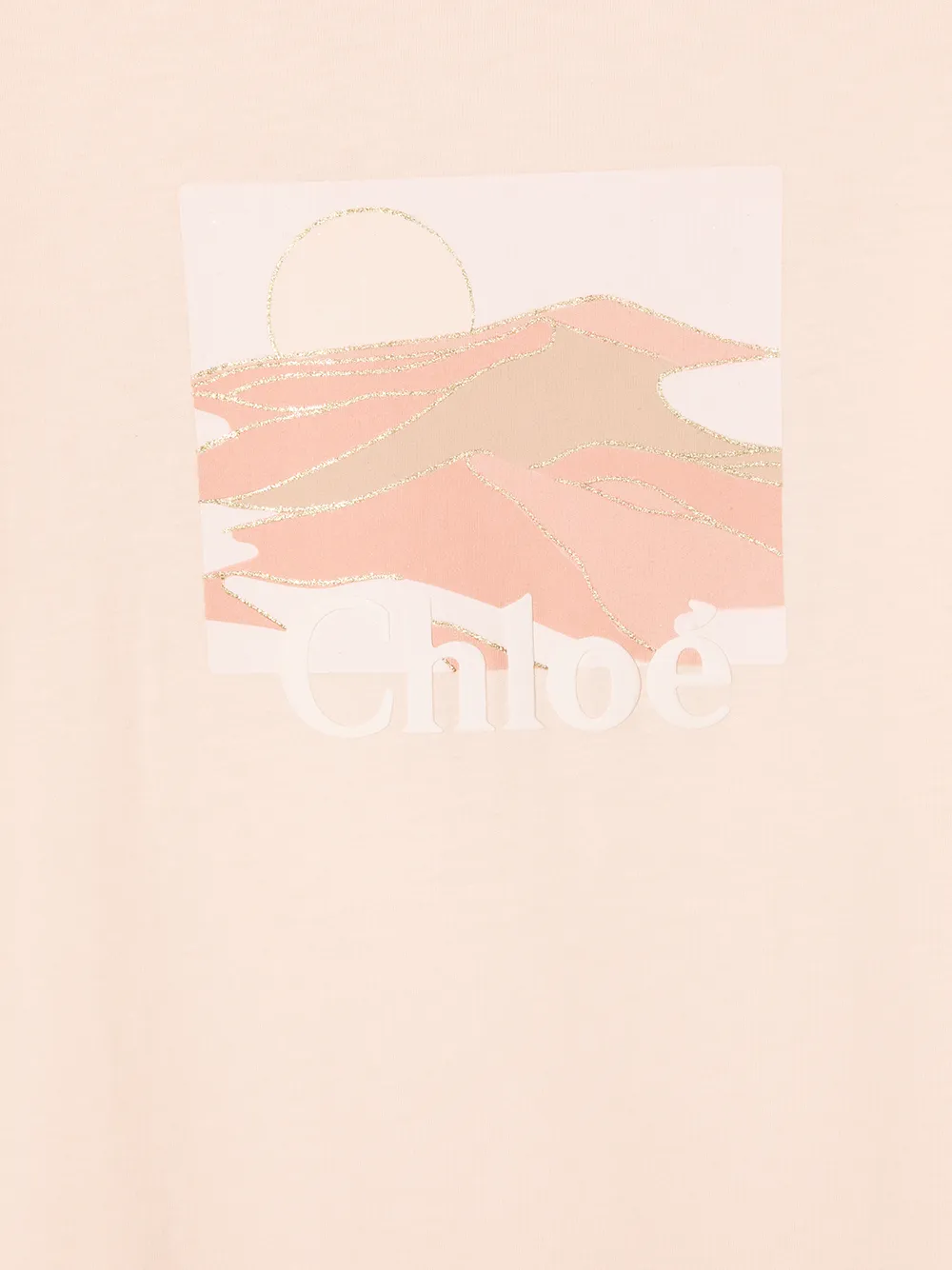 фото Chloé kids платье с бахромой