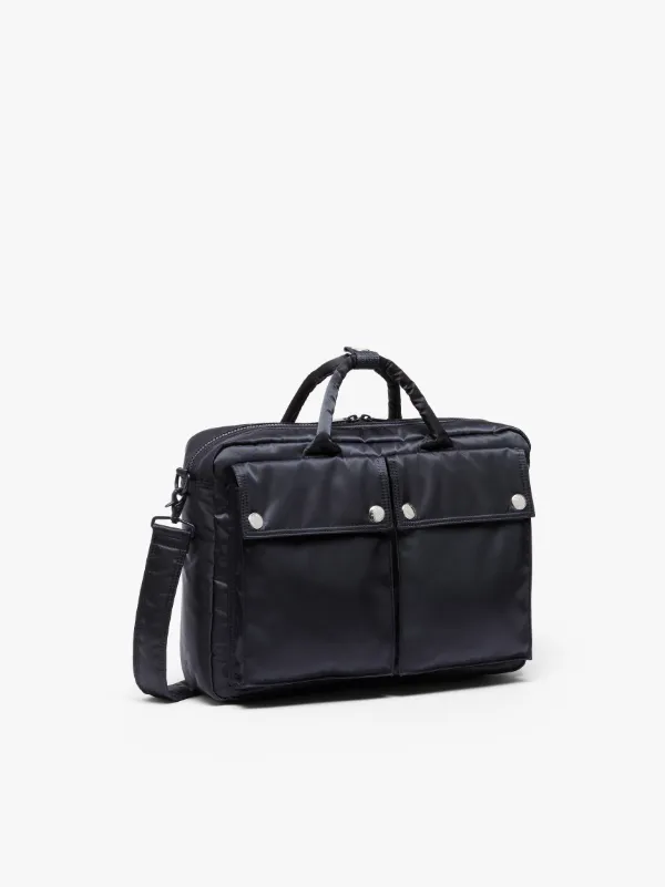Navy Nylon PORTER 2-way Briefcase
