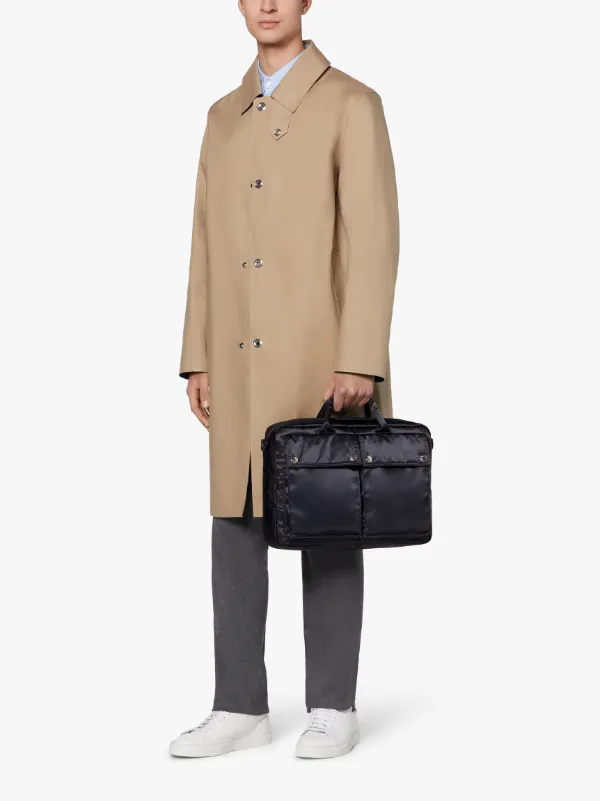 Navy Nylon PORTER 2-way Briefcase