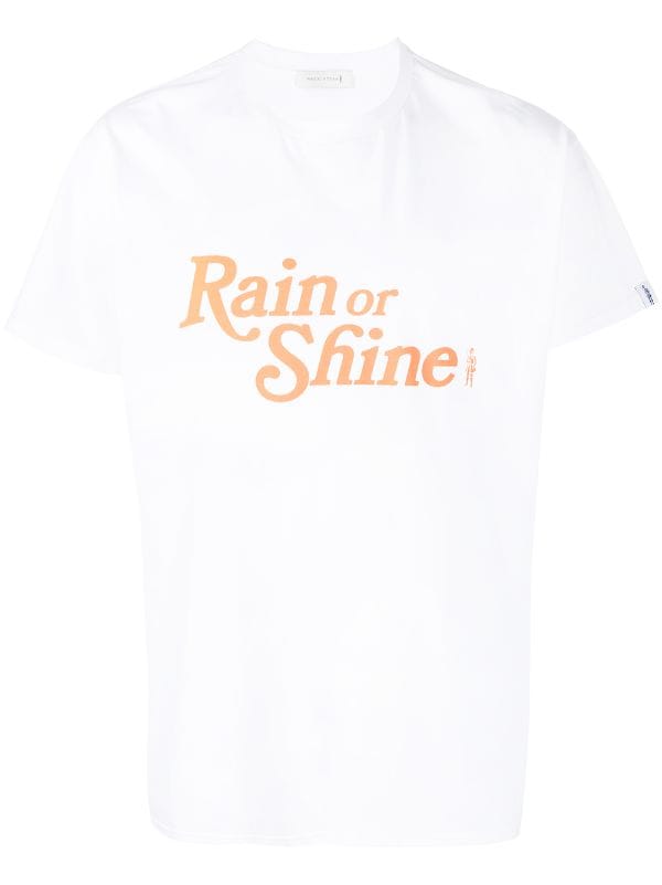 White Rain or Shine T-shirt Farfetch Men Clothing Jackets Rainwear 