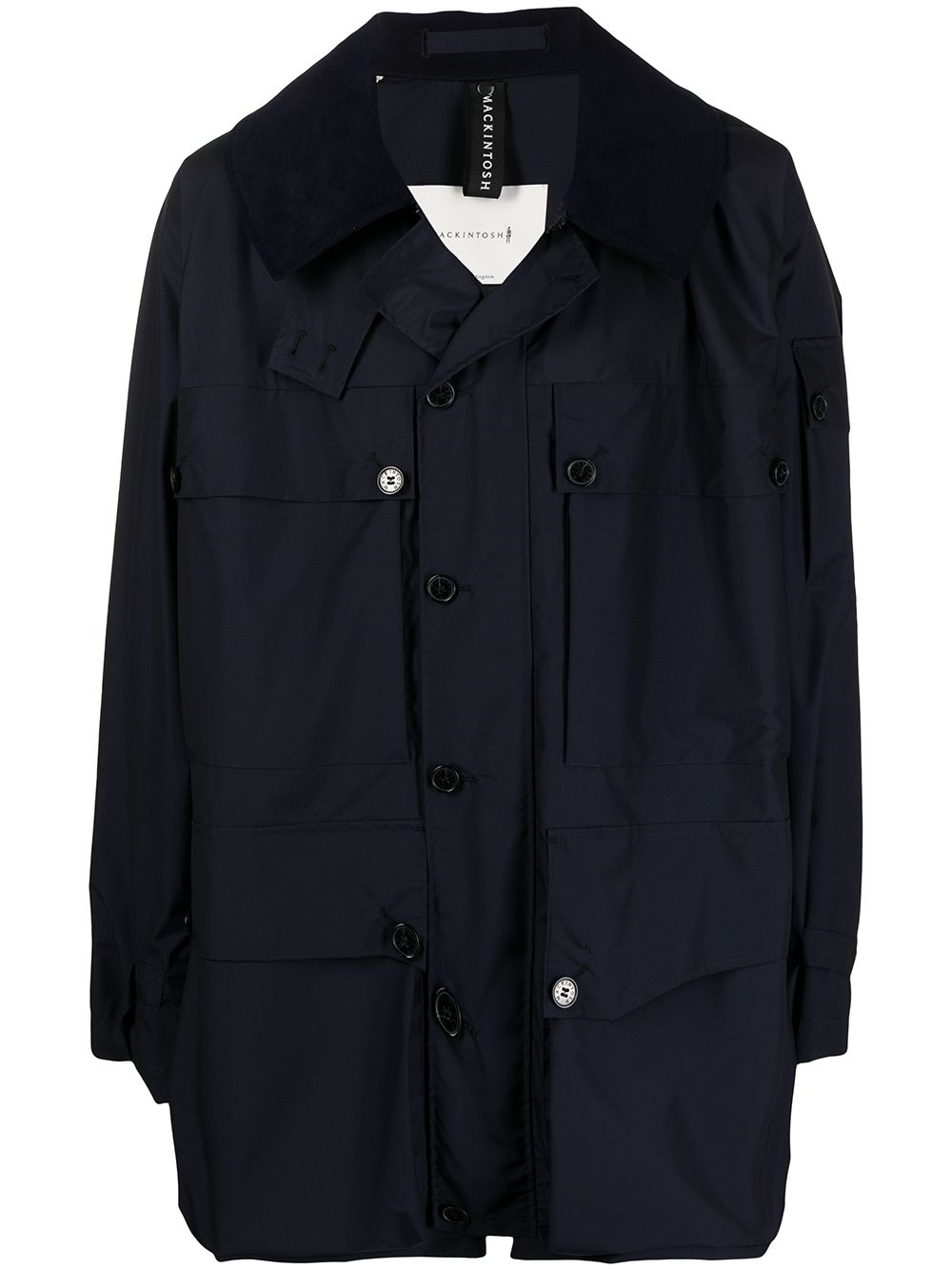 фото Mackintosh куртка system с вельветовым воротником