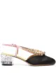 Image 1 of Marni slingback panelled pumps