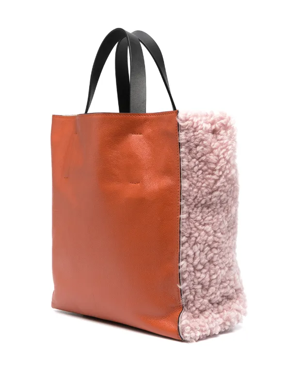 Shearling tote bag Clearance