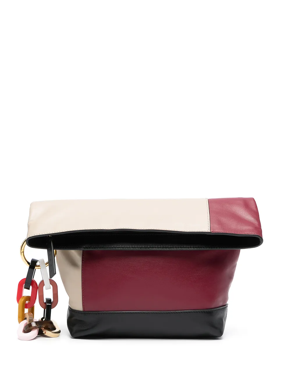 

Marni bolsa de mano plegable a paneles - Rojo