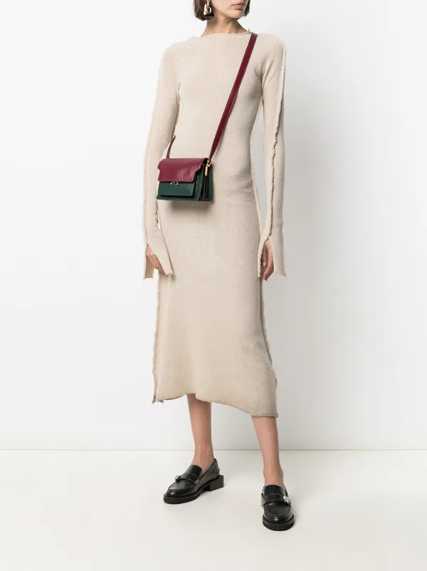 Marni Brown Mini Soft Trunk Bag