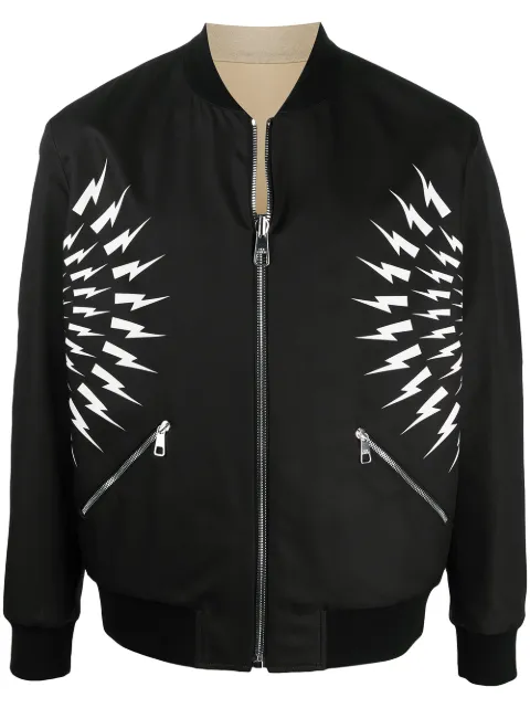 neil barrett 闪电印花夹克