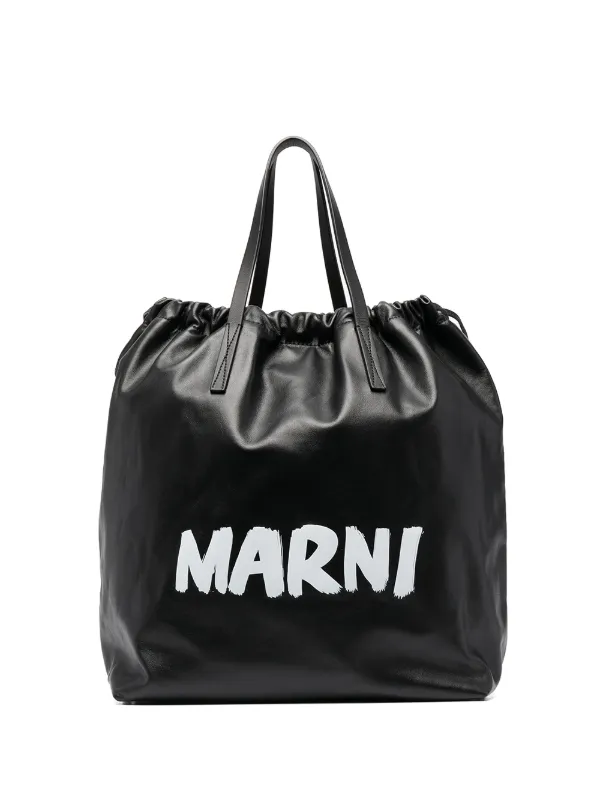 Marni Gusset logo-print Backpack - Farfetch