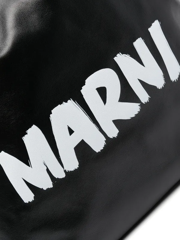 Marni Gusset logo-print Backpack - Farfetch