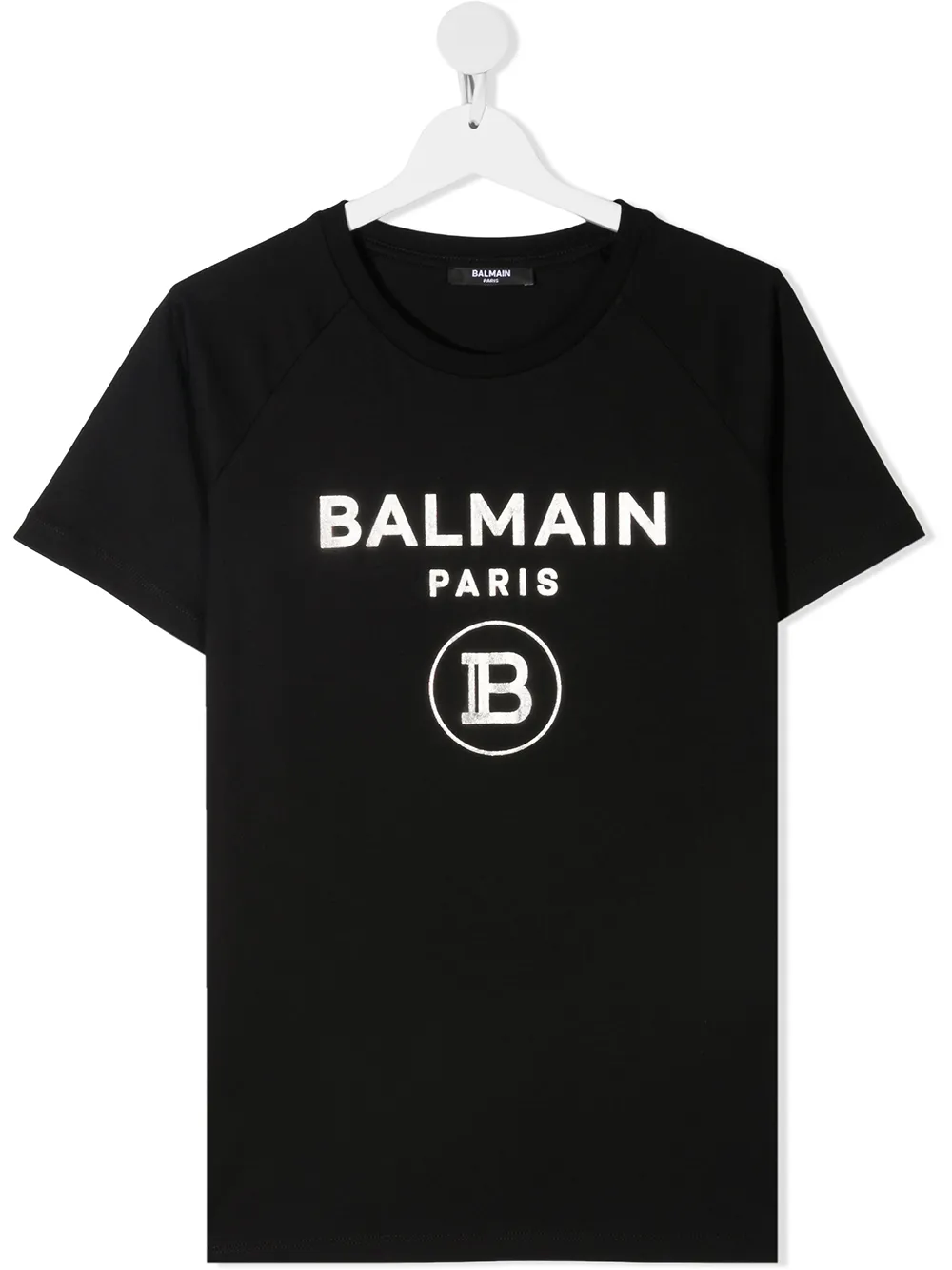 фото Balmain kids футболка с логотипом