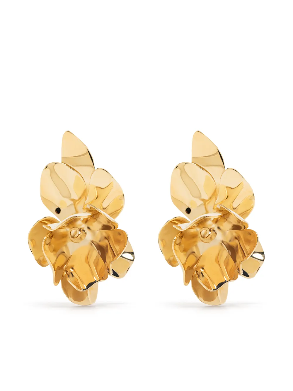 

Marni large flower earrings - Gold