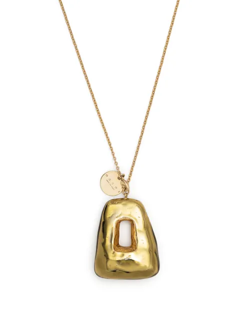 Marni rectangular pendant necklace