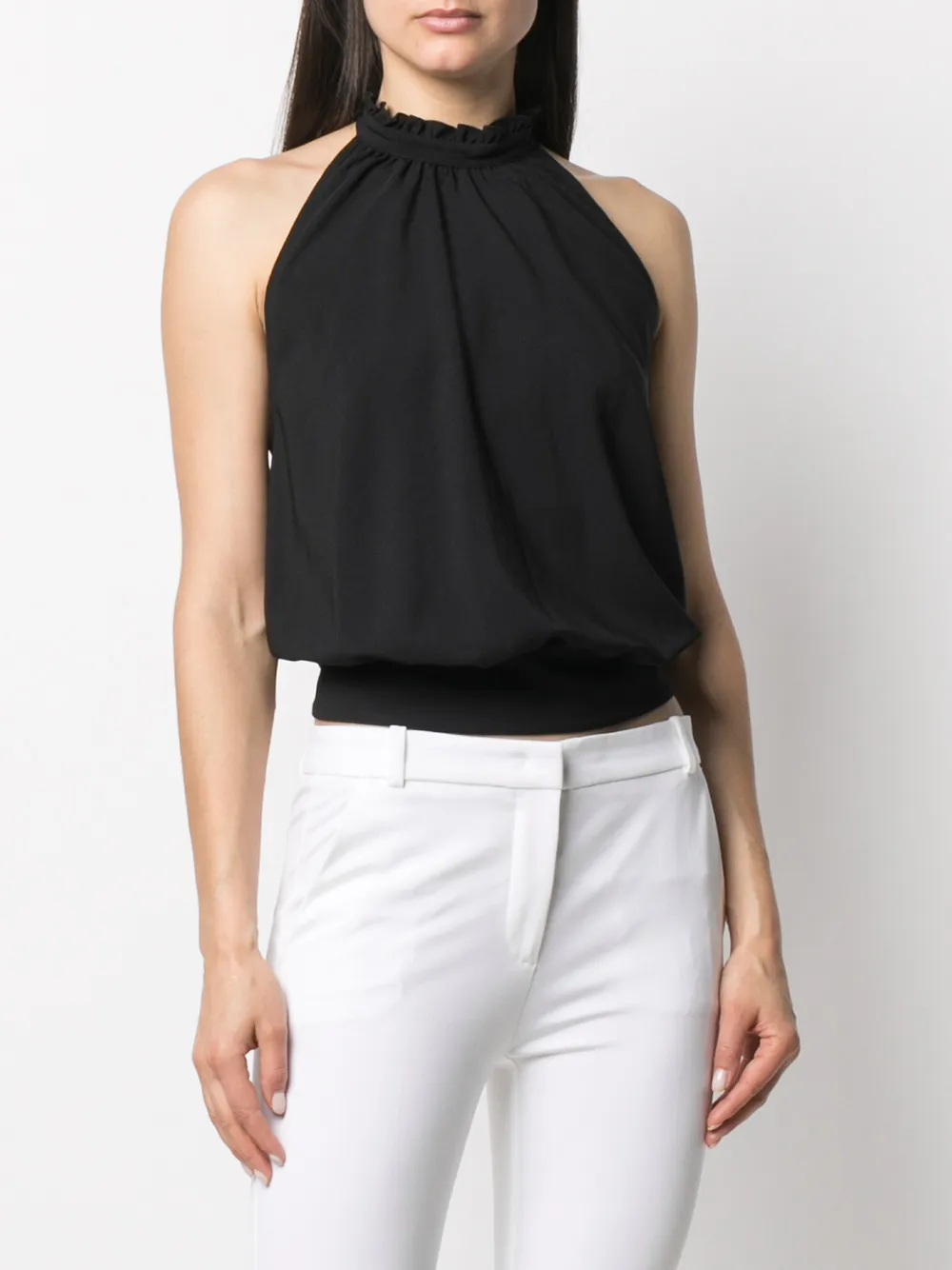 фото Pinko топ с вырезом халтер и открытой спиной