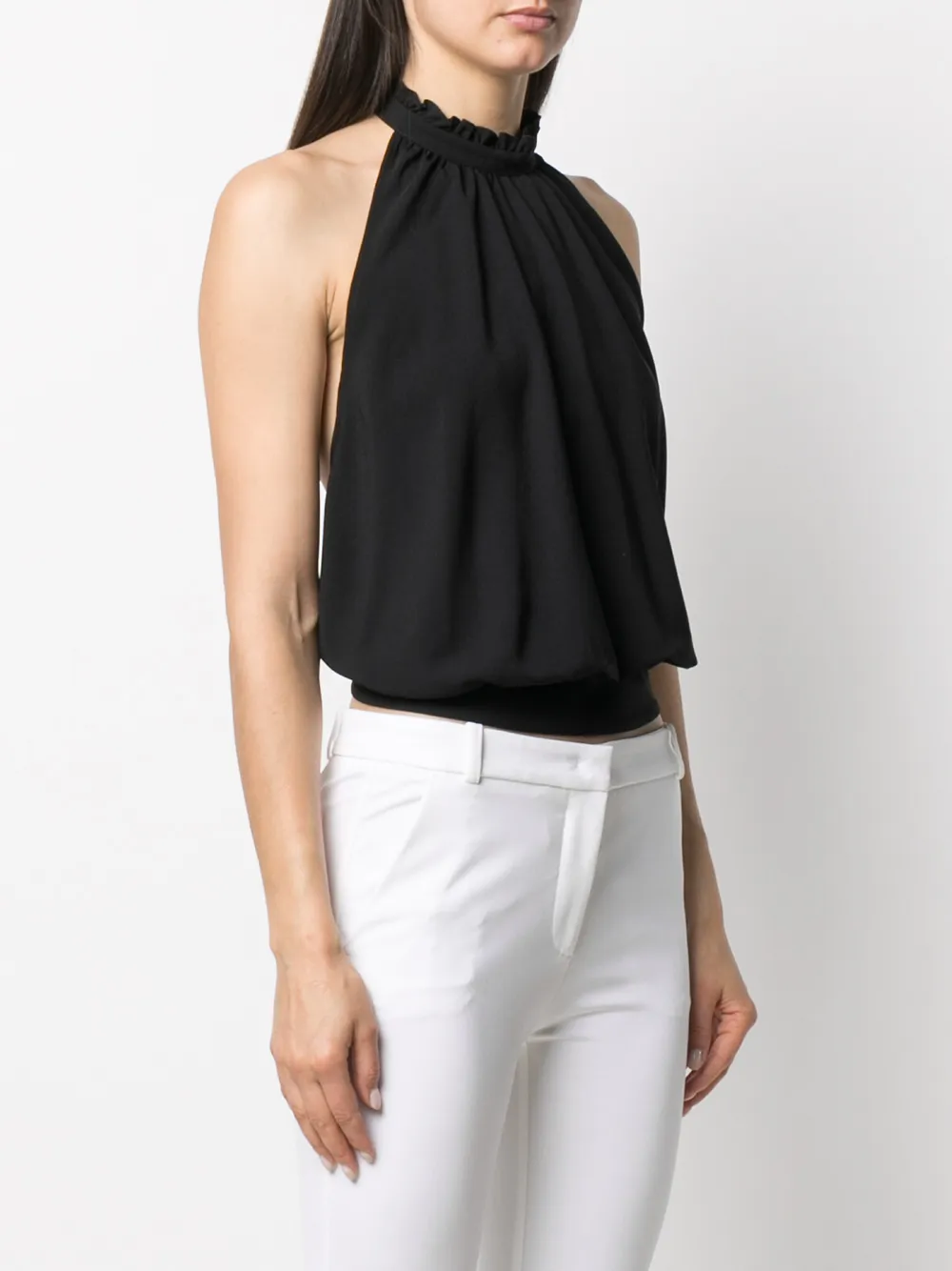 фото Pinko топ с вырезом халтер и открытой спиной