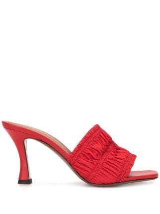 Shop NEOUS ruched detail mules with Express Delivery - FARFETCH