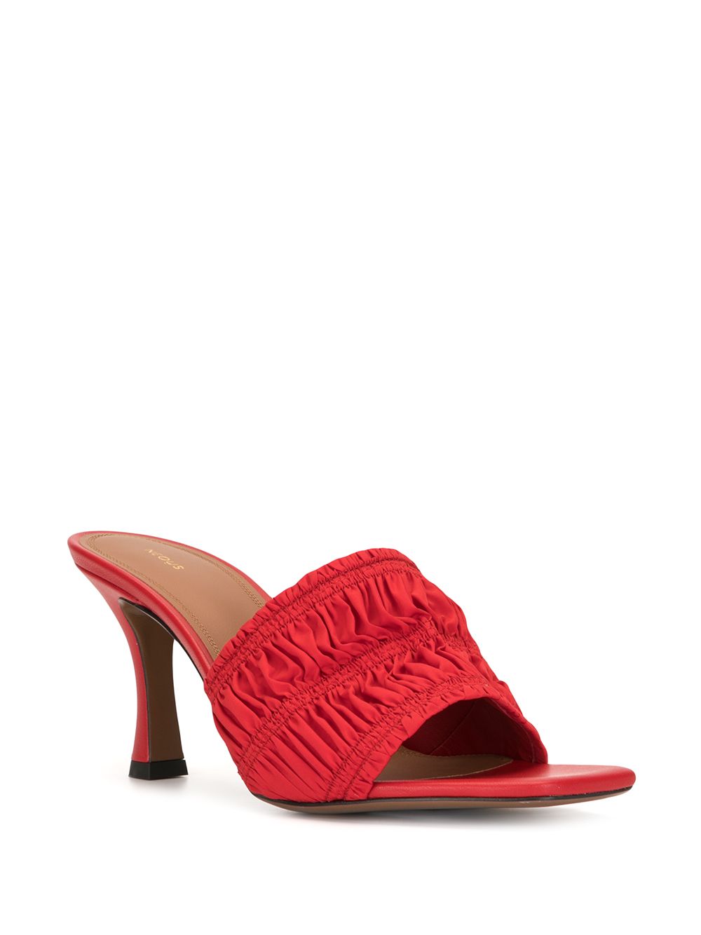 Shop NEOUS ruched detail mules with Express Delivery - FARFETCH