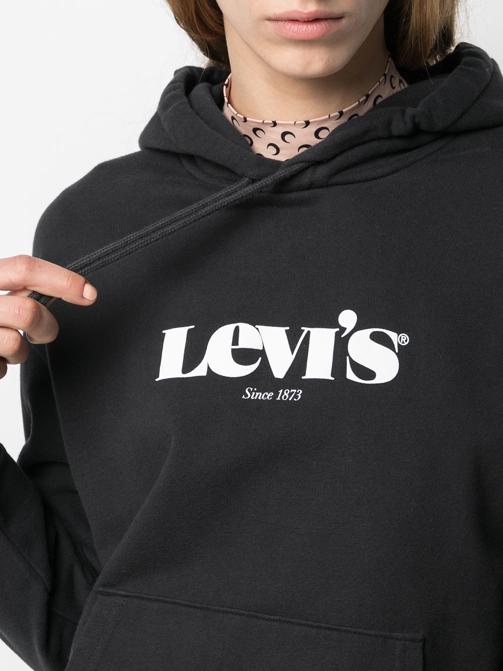 фото Levi's худи с кулиской и логотипом