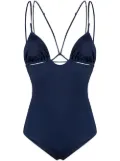 Jacquemus Le maillot Pila swimsuit - Blue