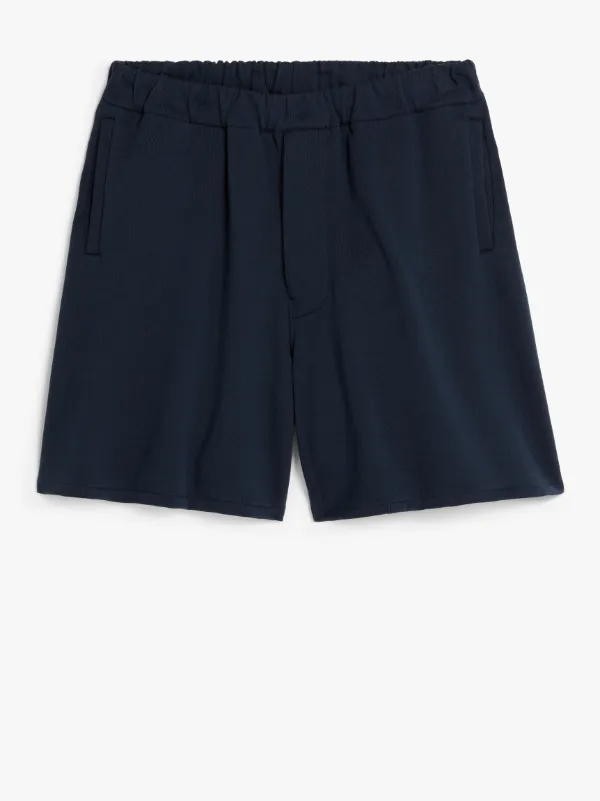 Navy Cotton Sweatshorts