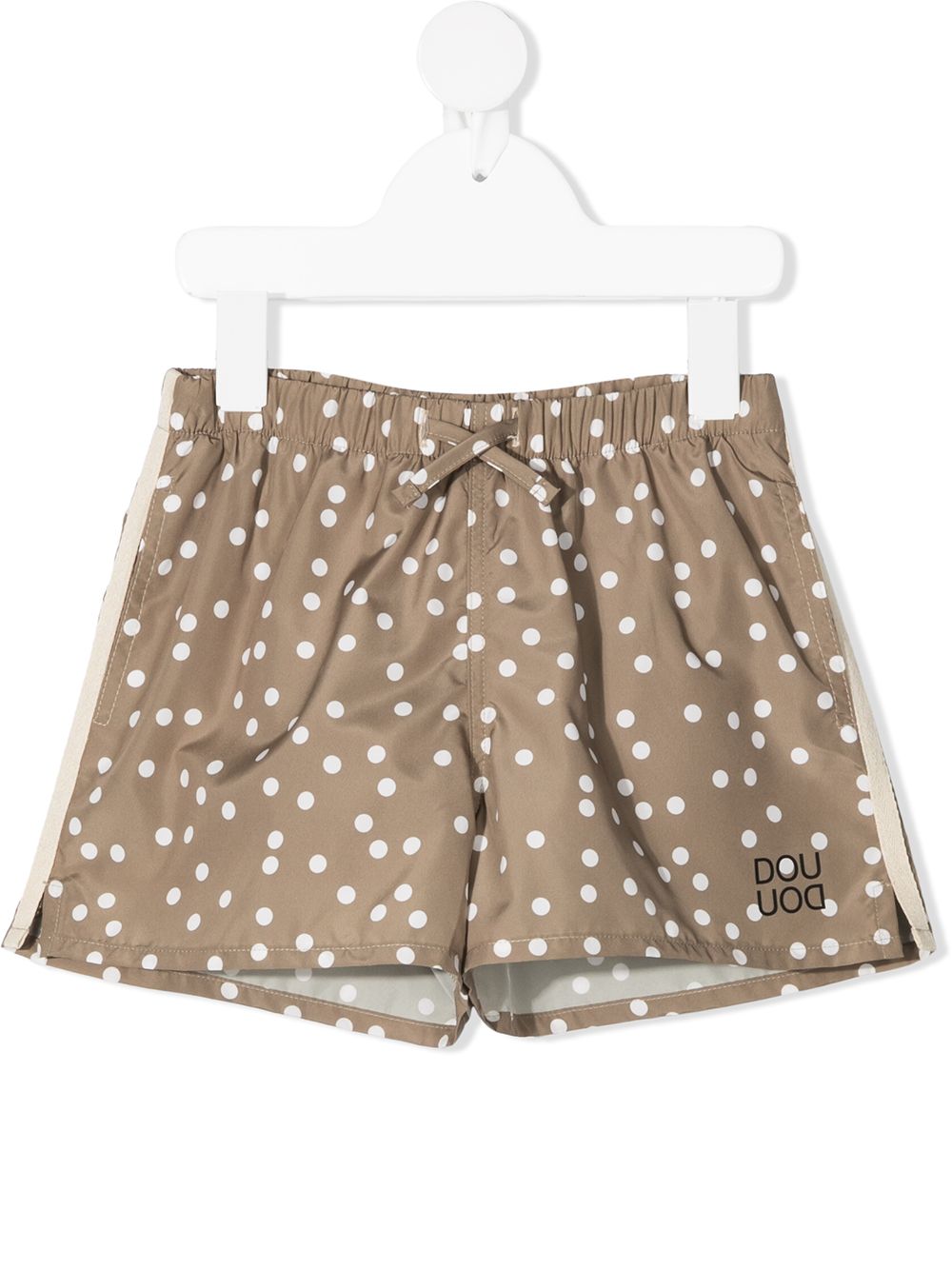 фото Douuod kids polka-dot elasticated-waist shorts