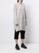 Y's oversized draped fine knit jumper