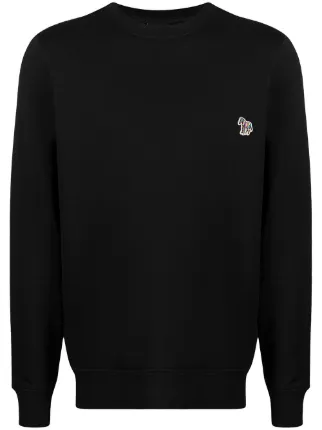 PS Paul Smith Zebra Embroidered Logo Sweatshirt Farfetch