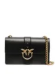 Image 1 of Pinko logo-plaque leather shoulder bag